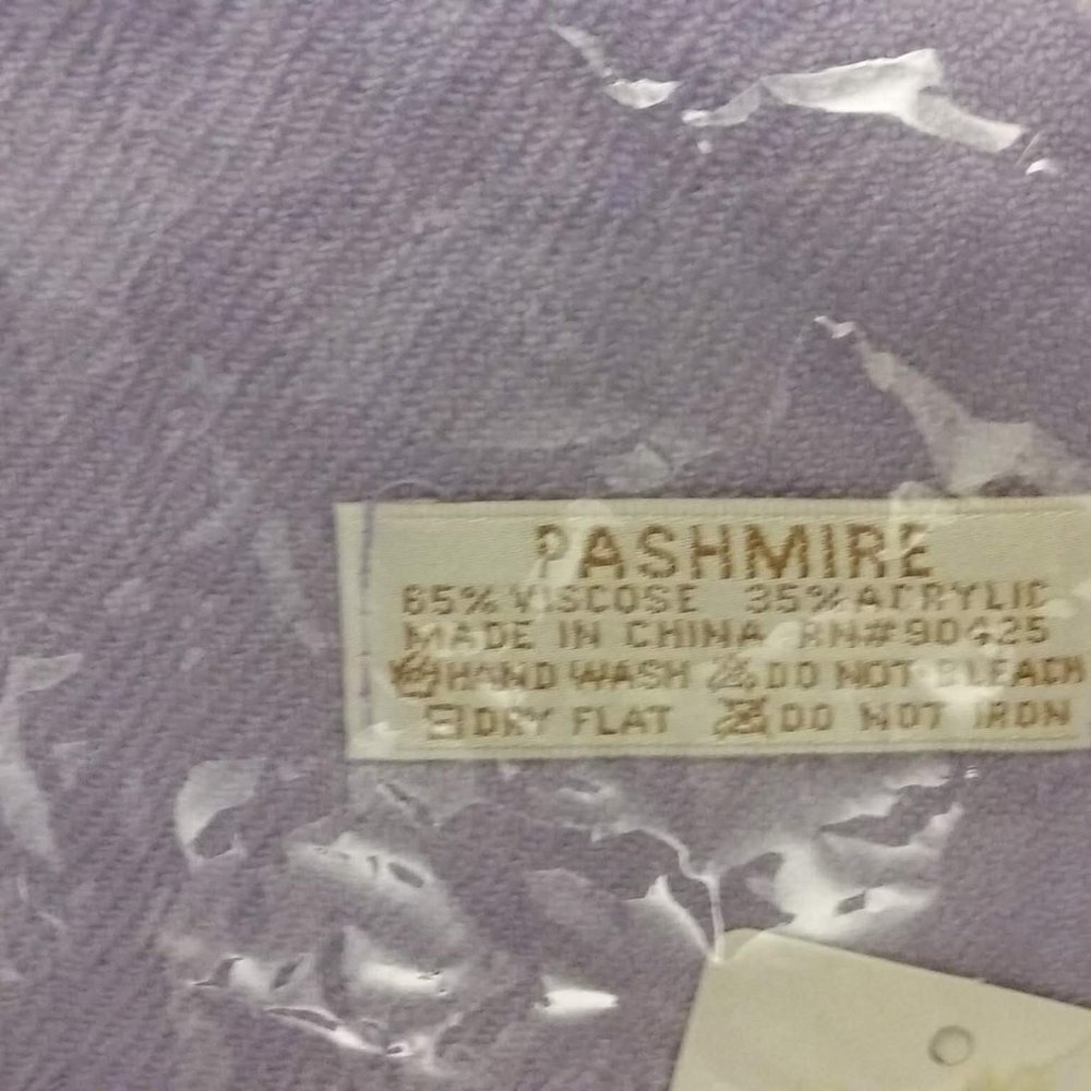 Pashmire Purple Scarf, New with tag-Last ONE